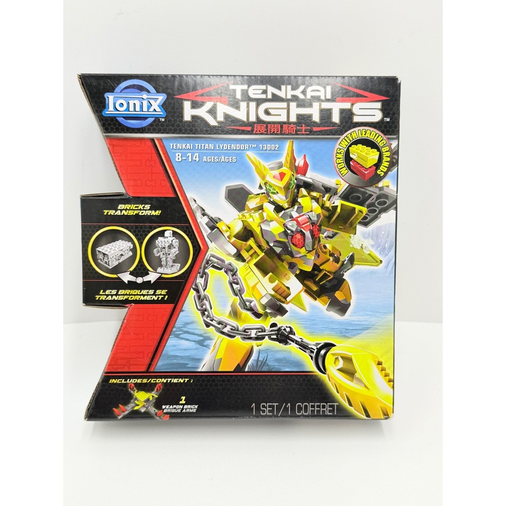 Ionix Tenkai Knights Titan Lydendor 13002 46-Piece Building Set New Sealed 2013